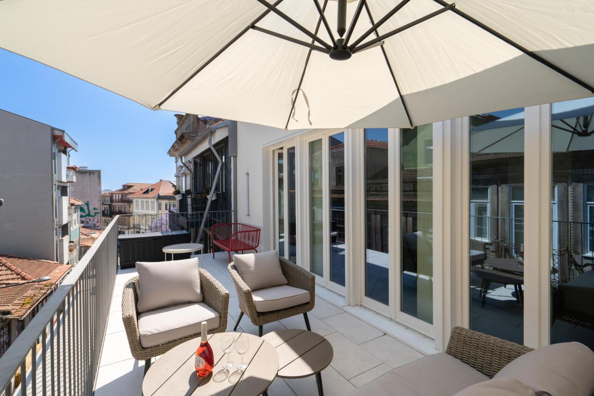 Host Wise - Luxurious Private Flats - Balcony Apartment Porto Cameră foto